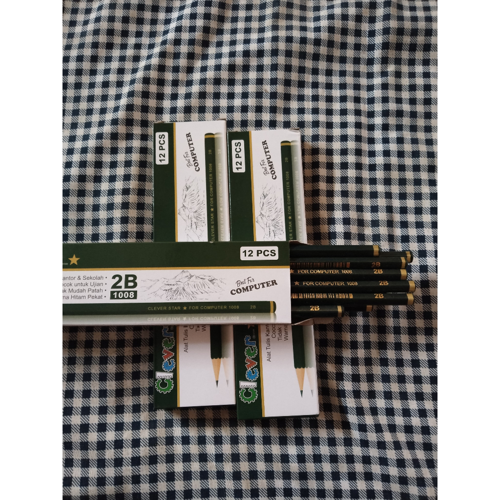 

PENSIL 2B CLEVER 1 PACK [12PCS]