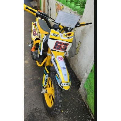 Motor Mini Trail Super Keren Lenka MC63 Motor Mini Trail (PRELOVE) PERNAH PAKAI (HANYA COD) Knalpot 