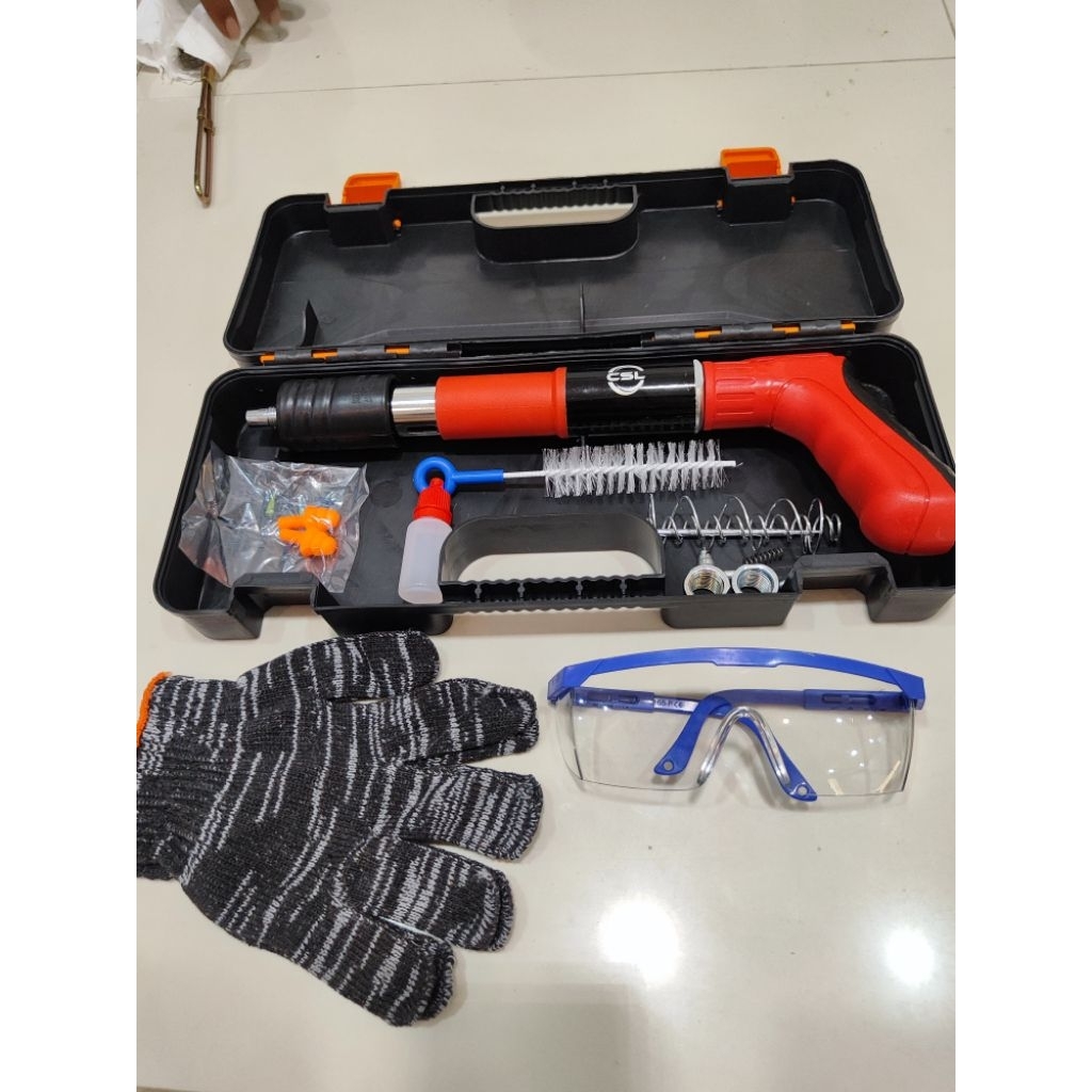 alat tembak paku beton & besi /mesin ramset tembak paku beton