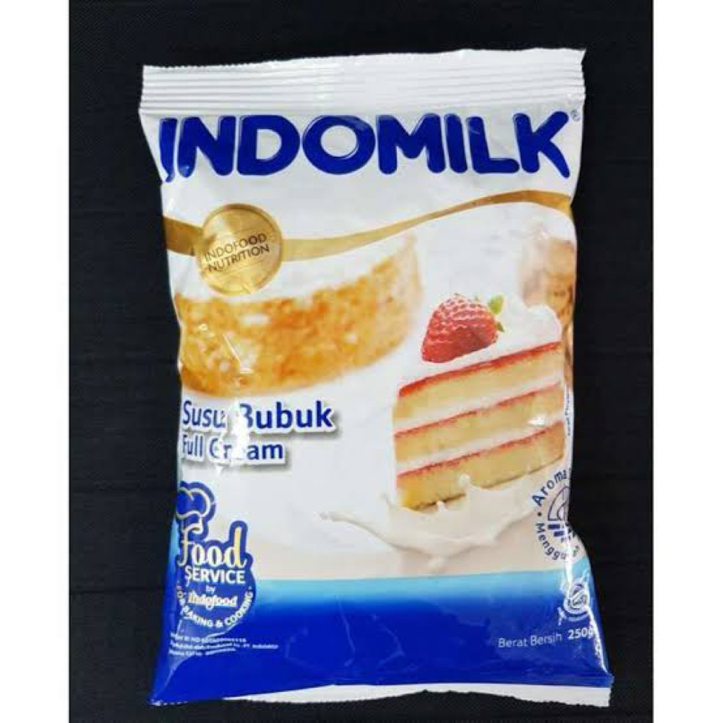 

Susu Bubuk Full Cream Indomilk 250gram | Susu bubuk