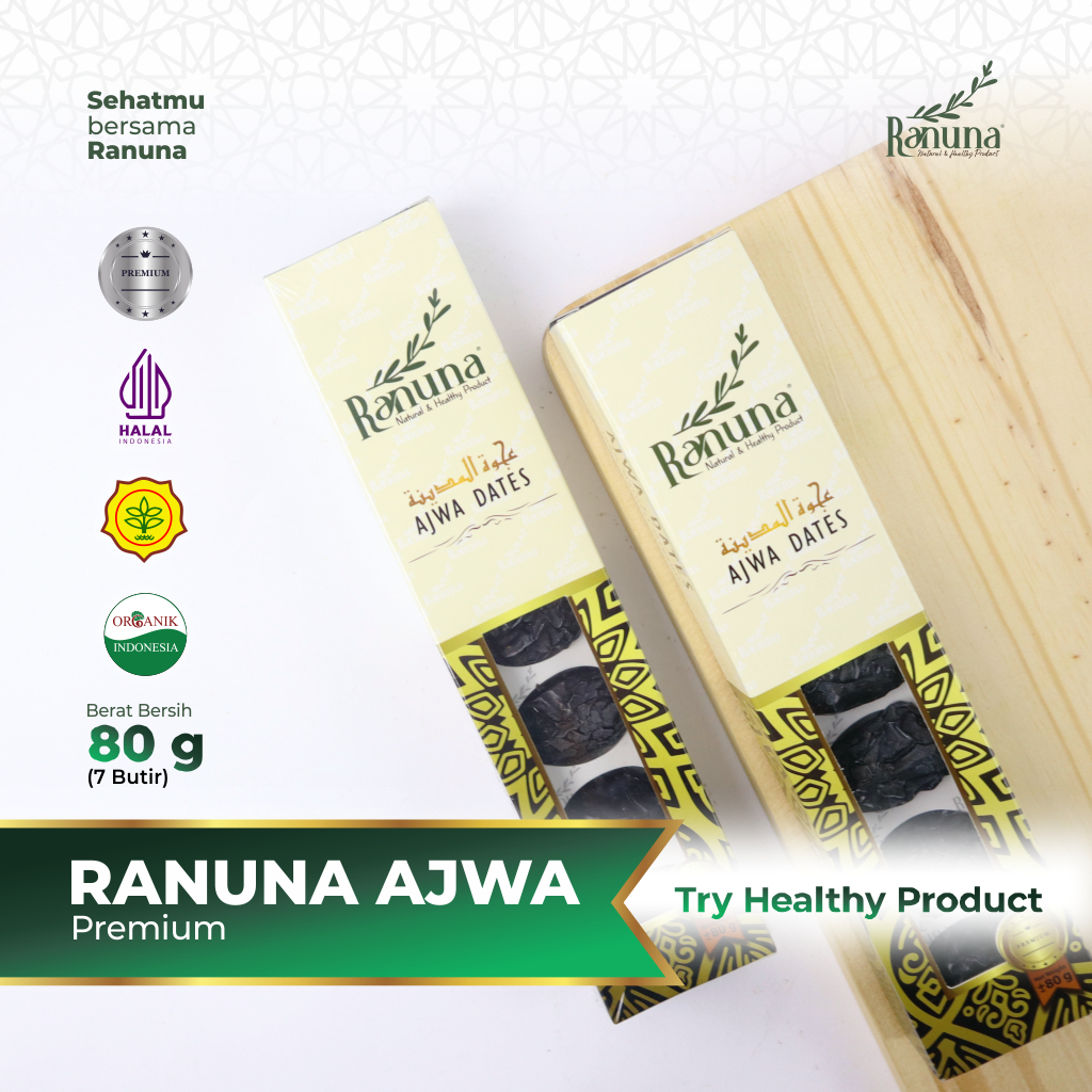 

Ranuna - Kurma Ajwa 7 Butir Premium Organic High Quality