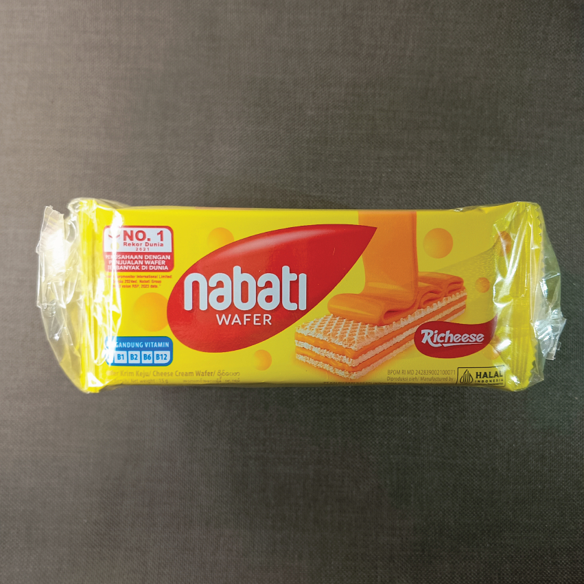 

Richeese Nabati Wafer Keju – Favorit Dunia, Rasa Juara!