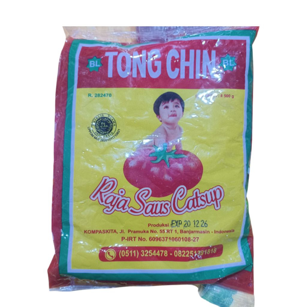 

Saus Tomat Tong Chin Saus Tomat Catsup Bakso Nasi Goreng Bakaran 500gr