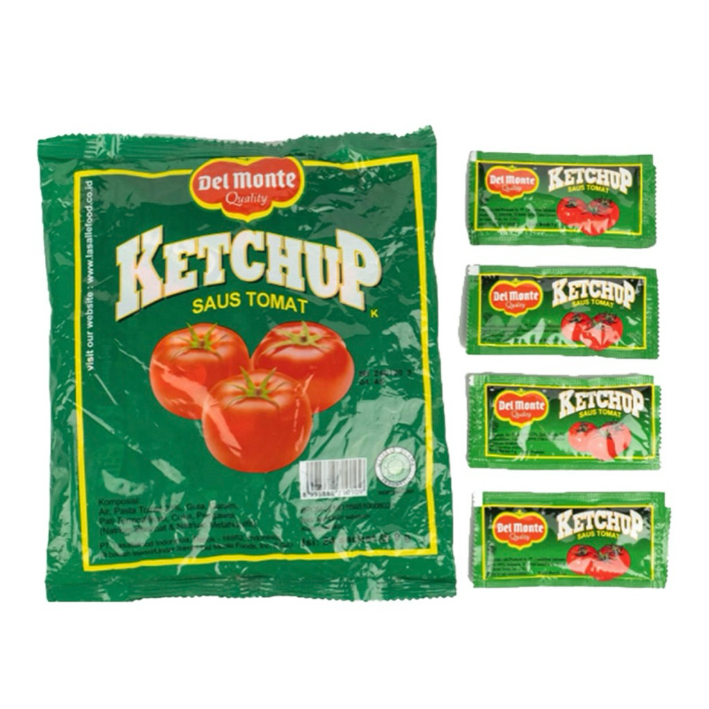 

DEL MONTE KETCHUP SAUS TOMAT SACHET 24x8g