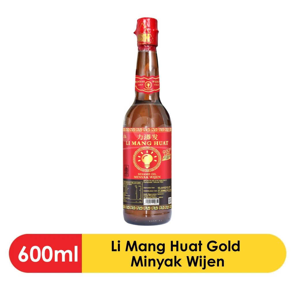 

LI MANG HUAT GOLD Minyak Wijen [600ml] HALAL