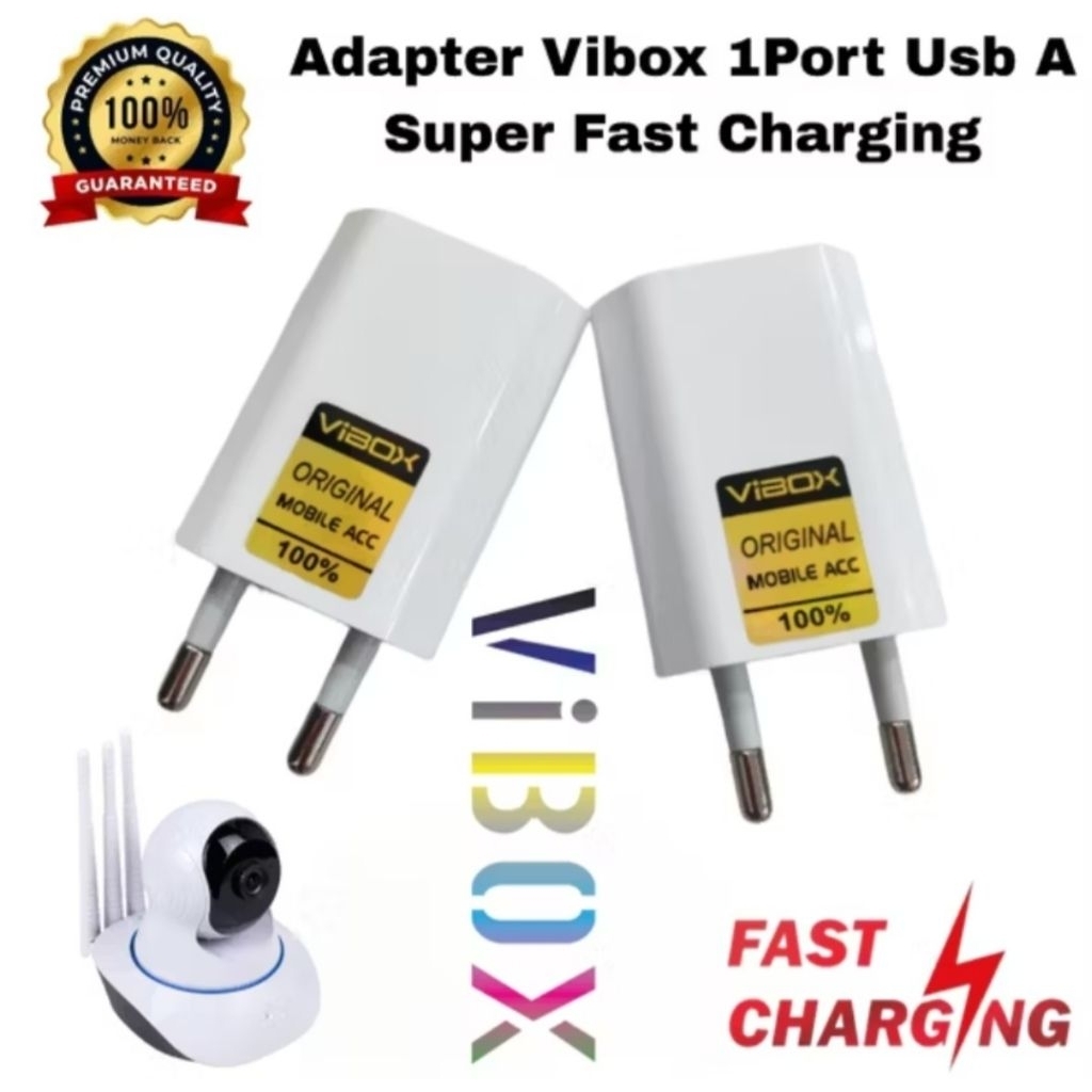 Batok Charger Vibox X-90 | Adaptor Charger Universal | Kepala Charger Usb