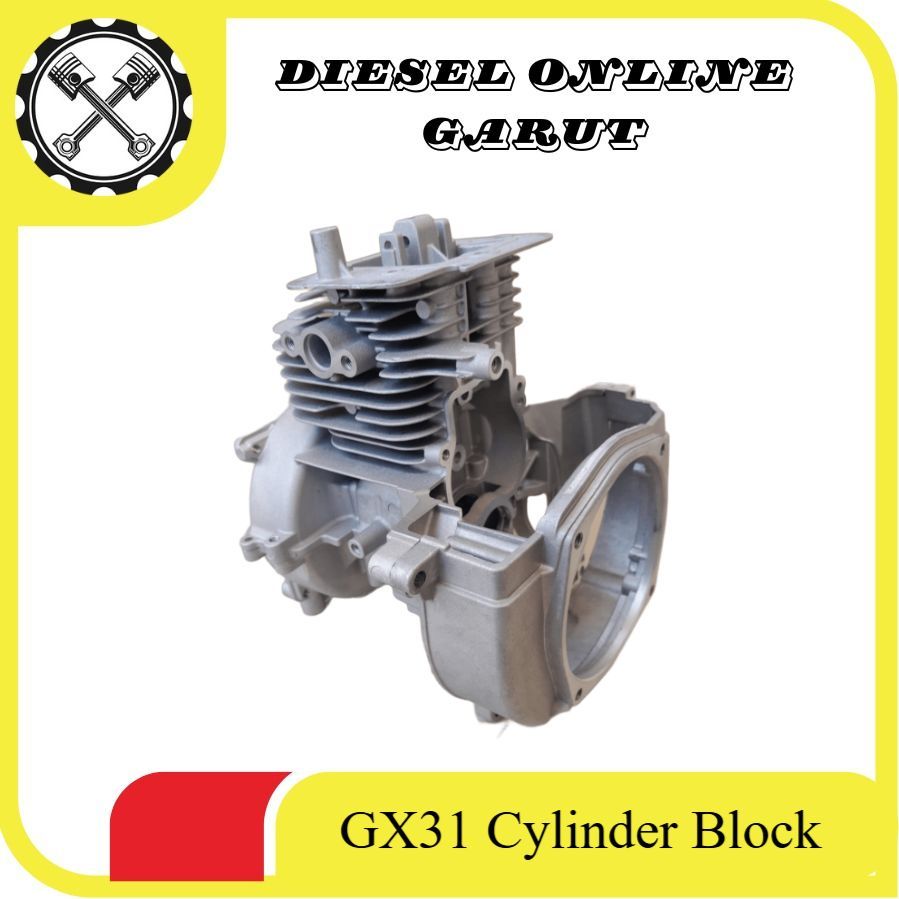 GX31 BG431 Blok Mesin Cylinder Blok CrankCase Blok Mesin Potong Rumput 4Tak SOK