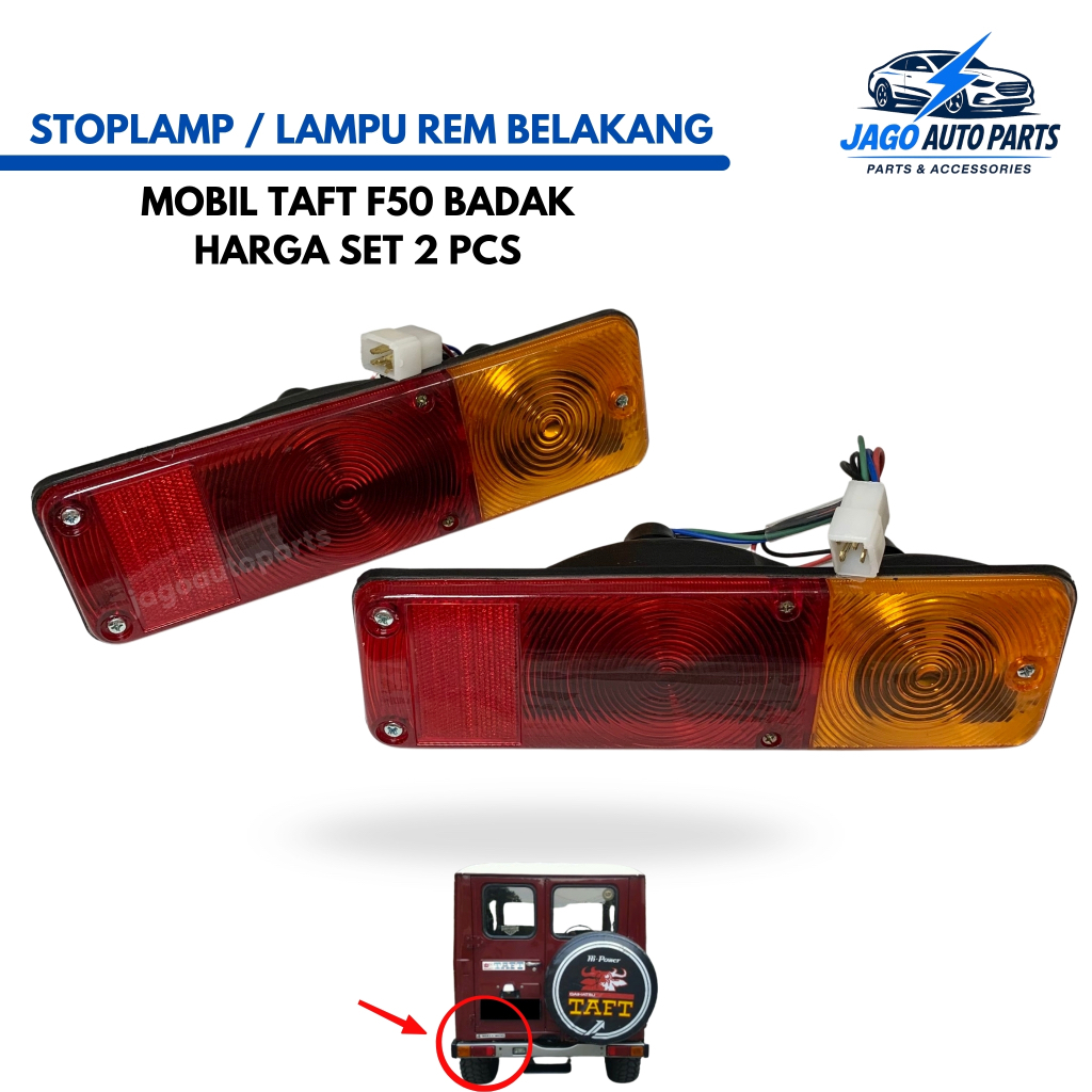 Lampu Stop Lamp Rem Sein Sen Belakang Daihatsu Taft F50 Kebo Badak Sepasang 2 pcs / Lampu Mobil Daih