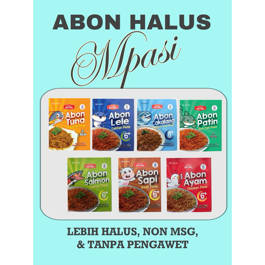 

PJ- Abon MPASI Abon Halus Tanpa MSG Penambah Nafsu Makan Anak Mulai 6+ 8+ Bulan