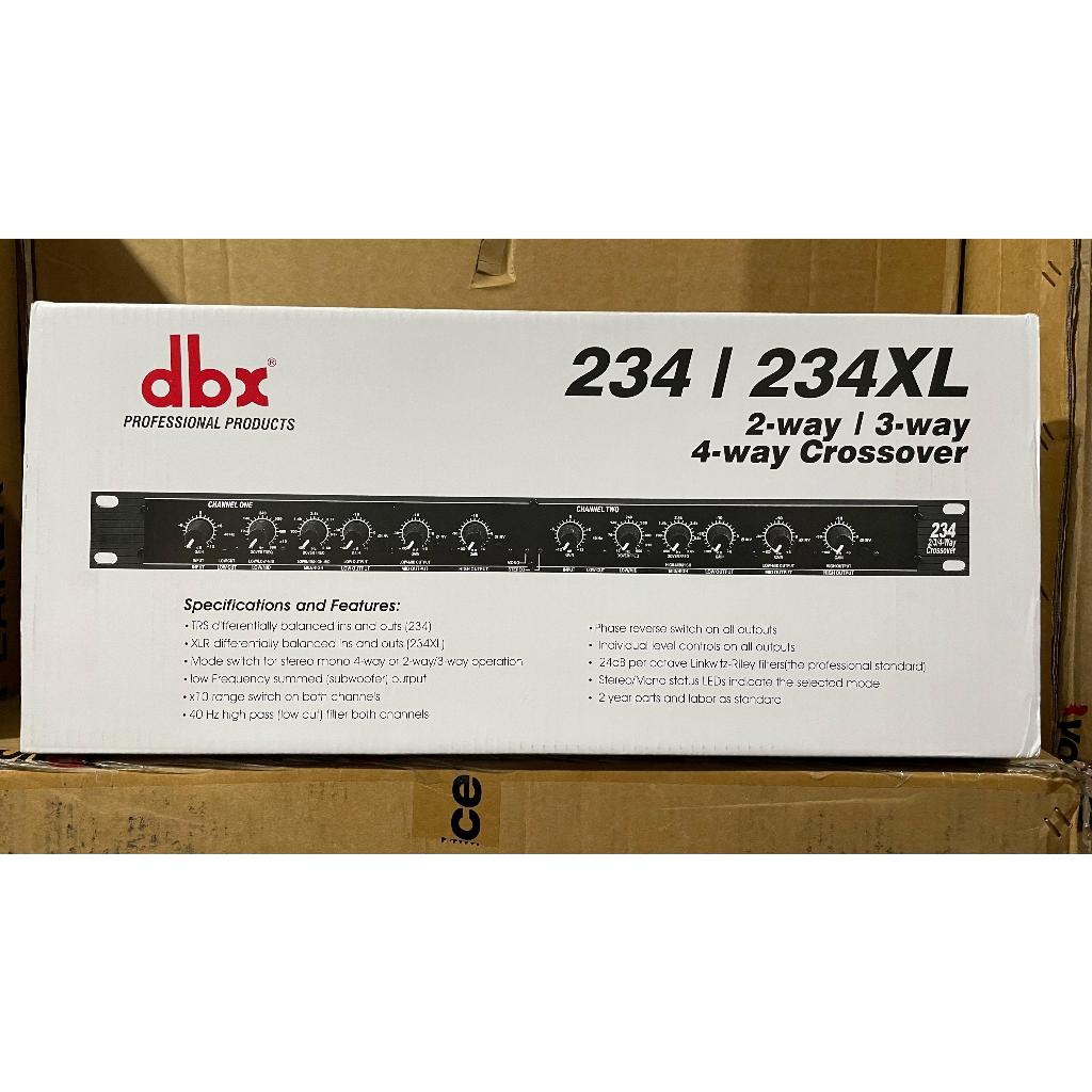 DBX234XL CROSSOVER DBX ORIGINAL / CROSSOVER 2WAY/3WAY/4WAY / DBX 234 XL ORIGINAL / 234XL
