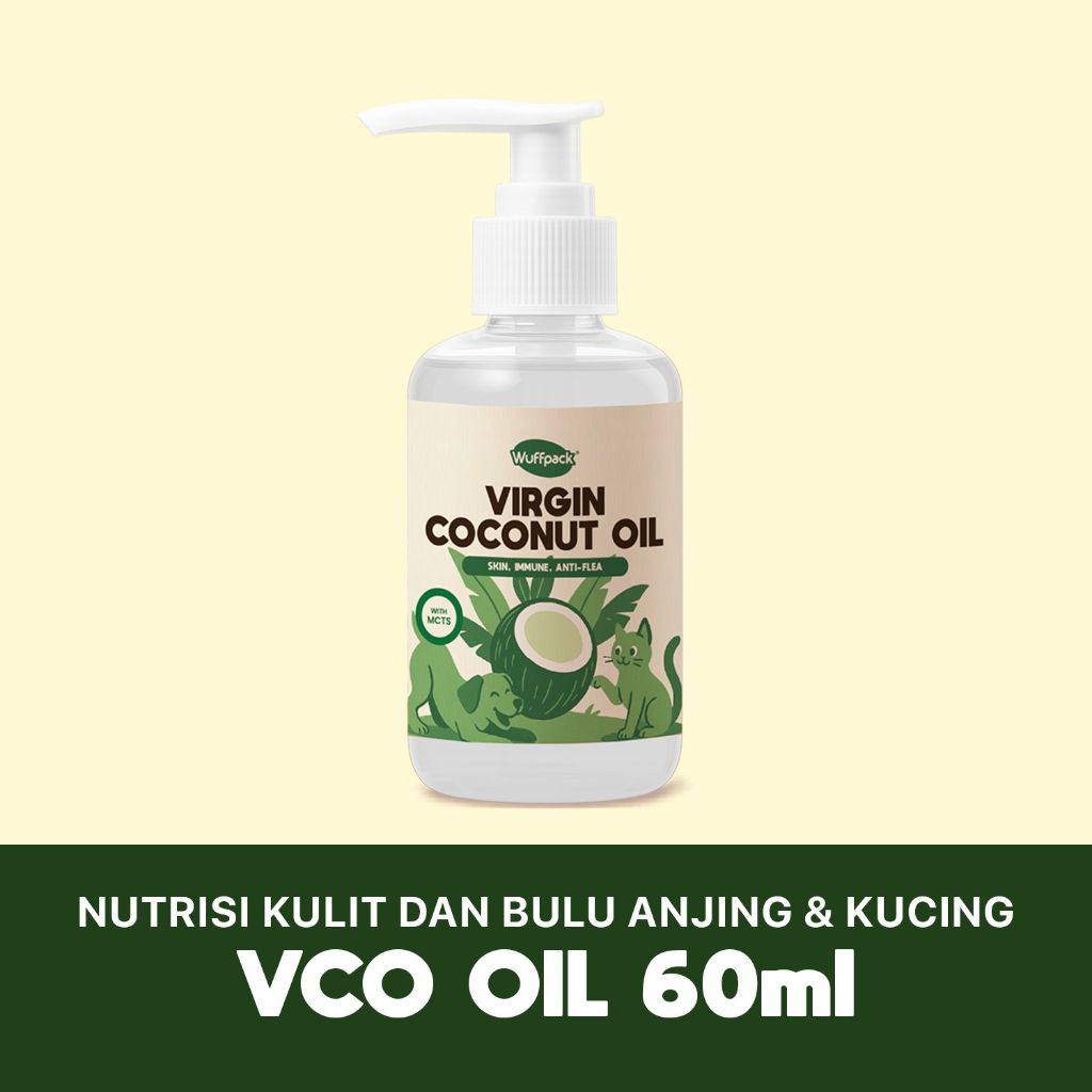 

Wuffpack Virgin Coconut Oil Minyak Nutrisi Serbaguna untuk Anabul