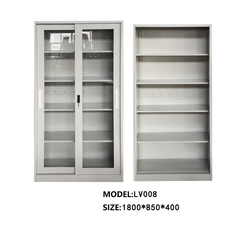 Lemari Besi Arsip File Buku Pintu Sliding