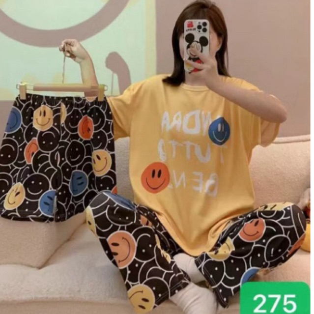 PIYAMA BABYDOLL IMPORT REMAJA DEWASA 3 in 1