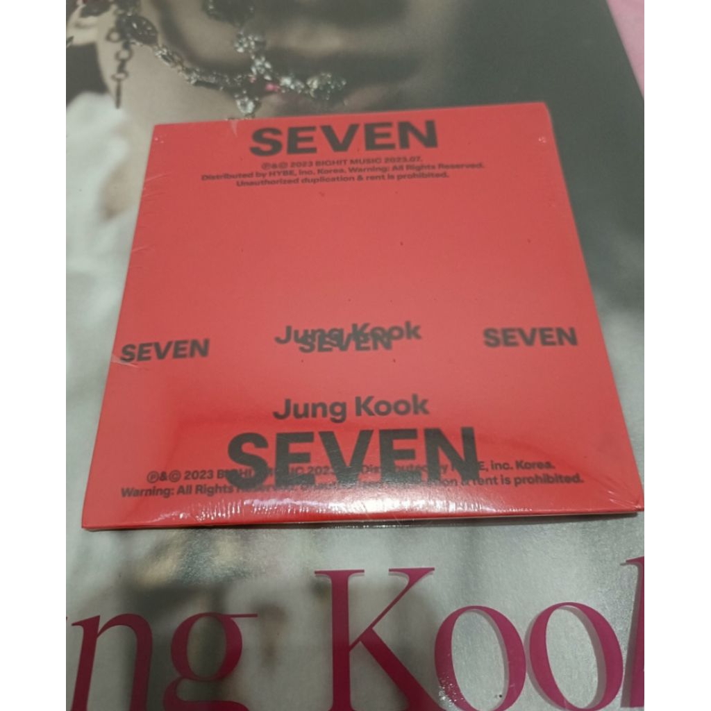 SEVEN JUNGKOOK (SEALED) EDISI CLEARANCE
