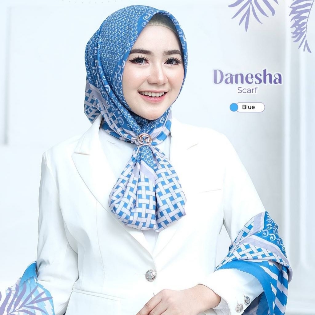 Jilbab Segi Empat Danesha  ORI by Daffi Hijab