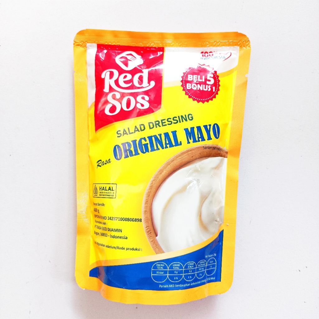 

Salad Dressing Original Mayo - Mayonaise Red Sos 400g