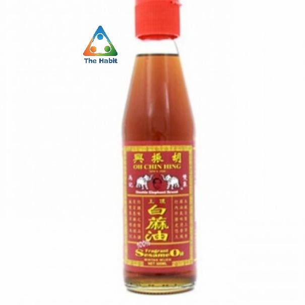 

(The Habit) Double Elephant Fragrant Sesame Oil 300Ml / Double Elephant Balck Sesame Oil 300Ml
