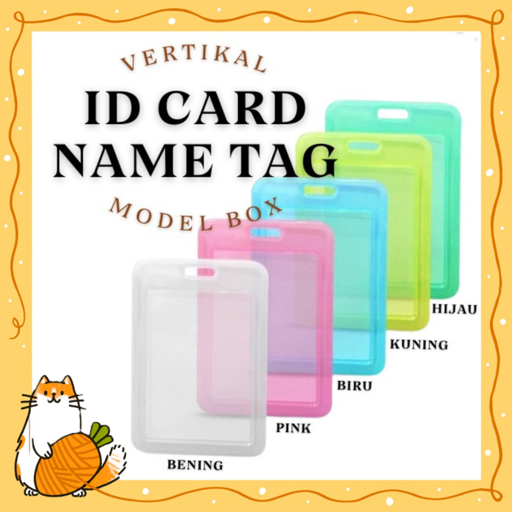 

ID Card Holder Card Frame ID Card NameTag Model Box