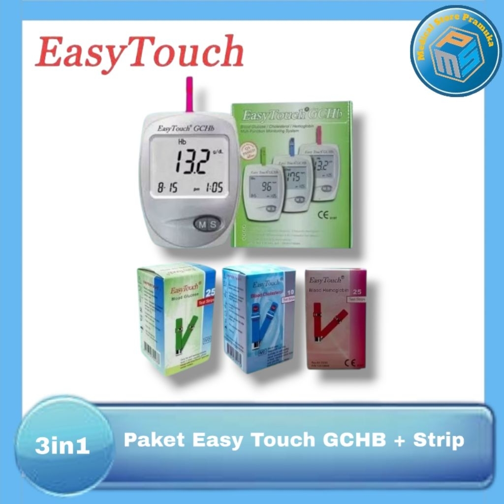 Paket Easy Touch GCHB  Paket Easy Touch Hemoglobin  Easy Touch GCHB Bundling