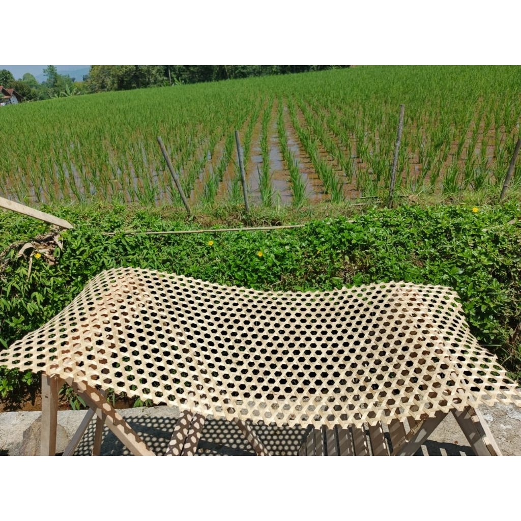 Anyaman bambu Lembaran,Anyaman bambu aesthetic