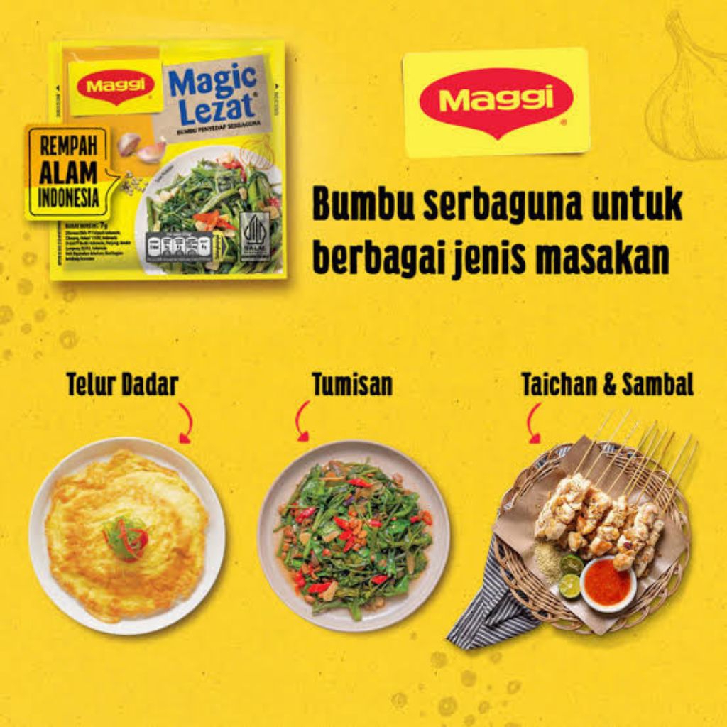 

maggie lezat. renteng 7gm 6 renceng