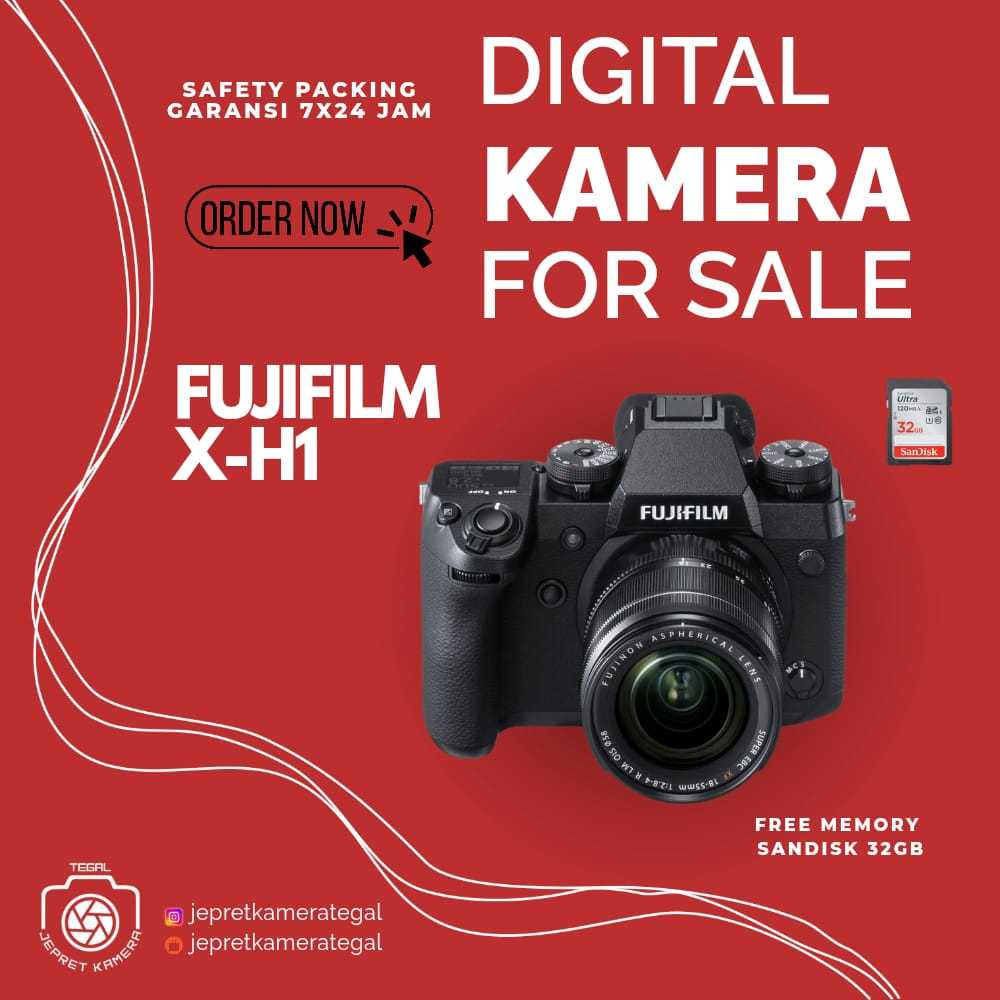FUJIFILM XH1 PLUS VPB MULUS NORMAL MURAH