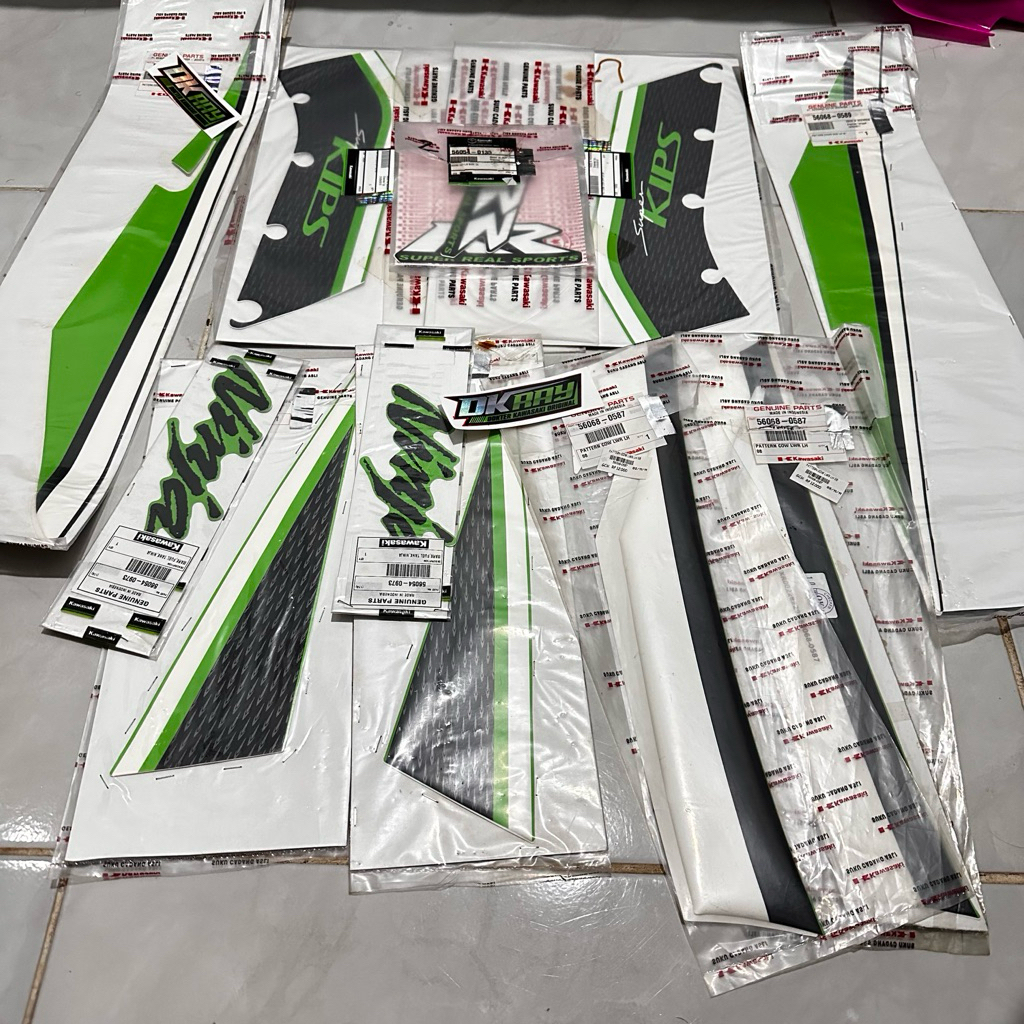 striping stiker sticker ninja rr se gen 1 original kawasaki