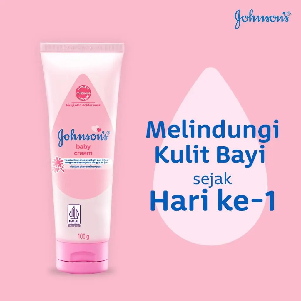 Johnson's Baby Cream 100gr - Cream Johnson Baby
