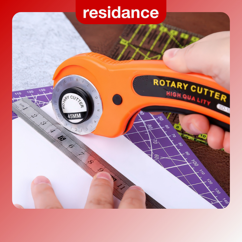 

Rotary Cutter 45mm Blade Pemotong Kain Kertas Craft DIY Prakarya