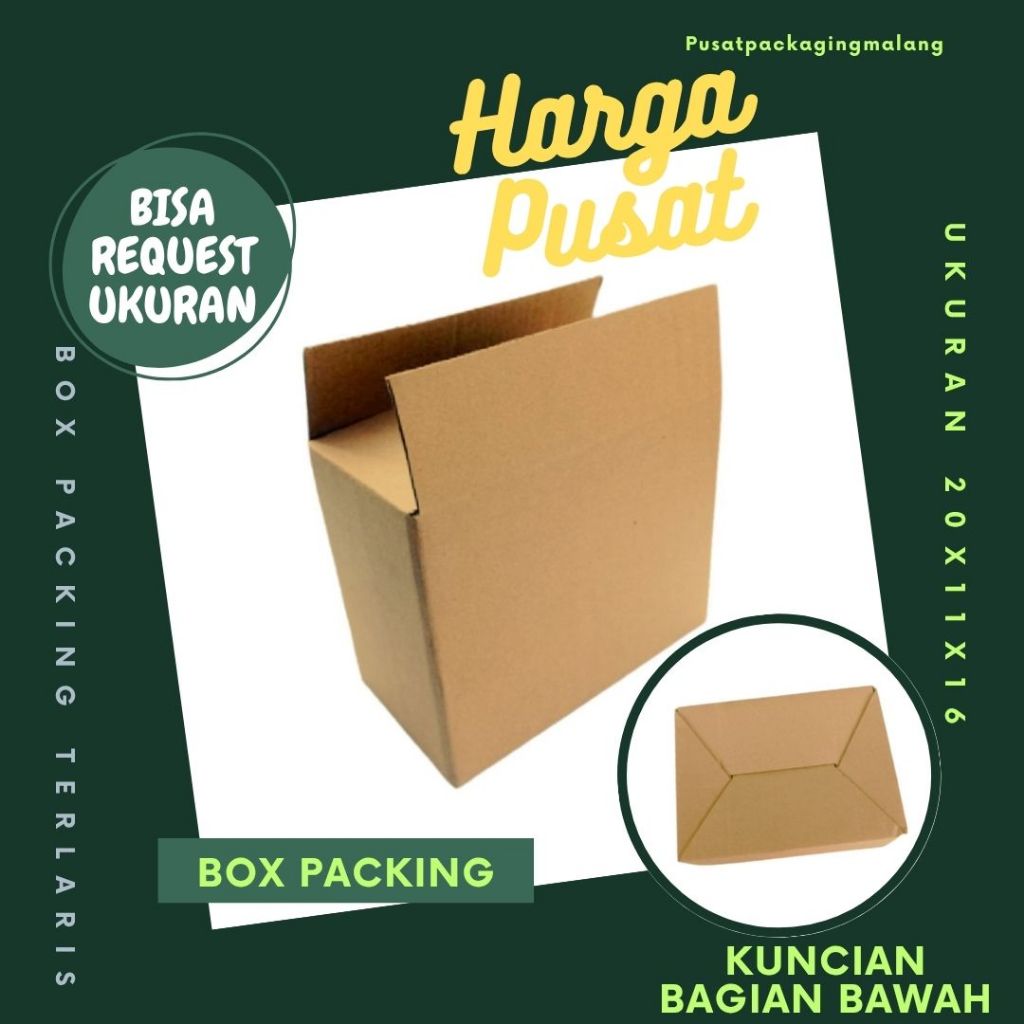 

Kardus 20x11x16 A0 Box Dus Packing Kotak Kemasan Souvenir Minyak Wangi Kosmetik Pusat Packaging