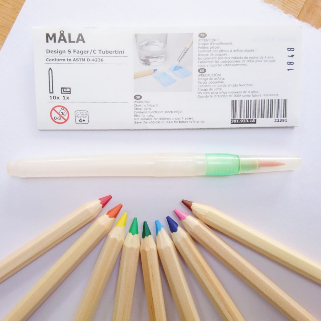 

M4LA Pensil warna cat air 10 pcs