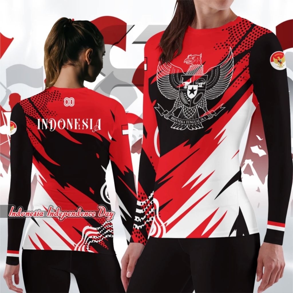 Baju senam special independen day 87sportwear