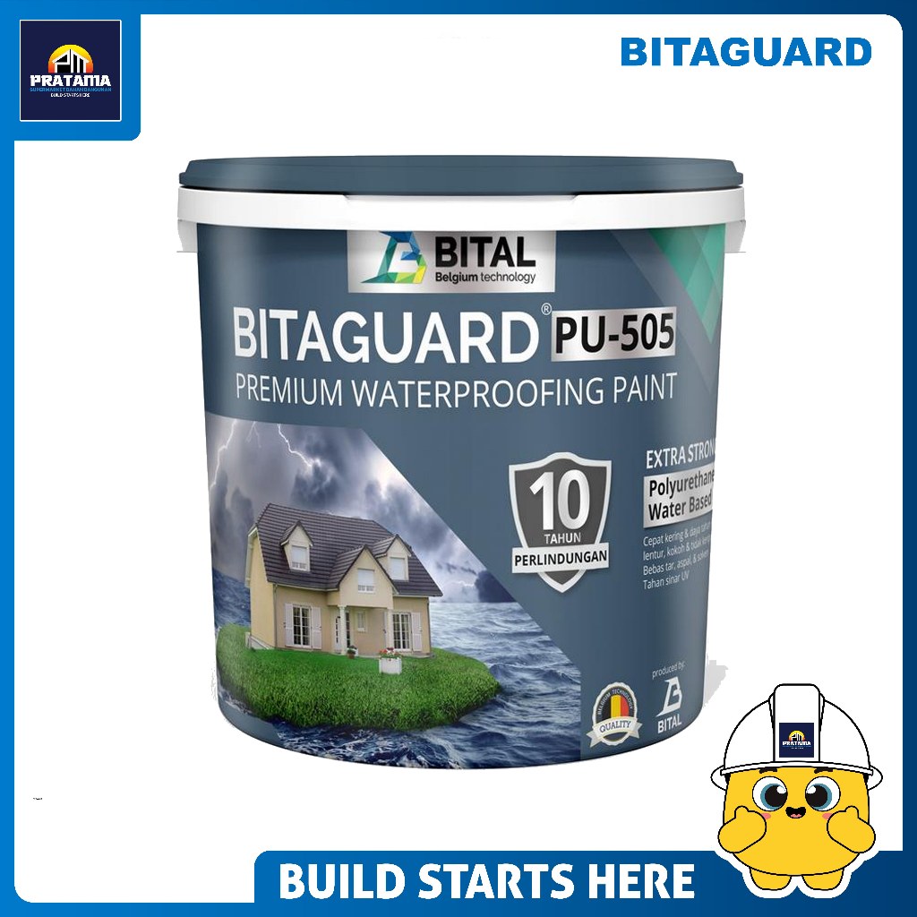 BITAGUARD PU 505  - Premium Waterproofing Paint 4kg
