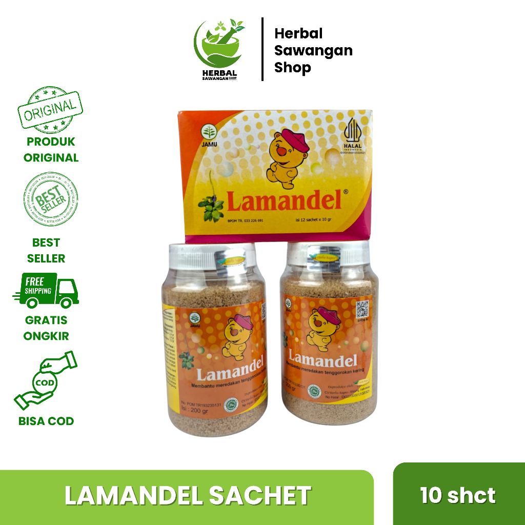 

Lamandel BOX Obat Amandel Kemasan Kotak | Sachet | Box