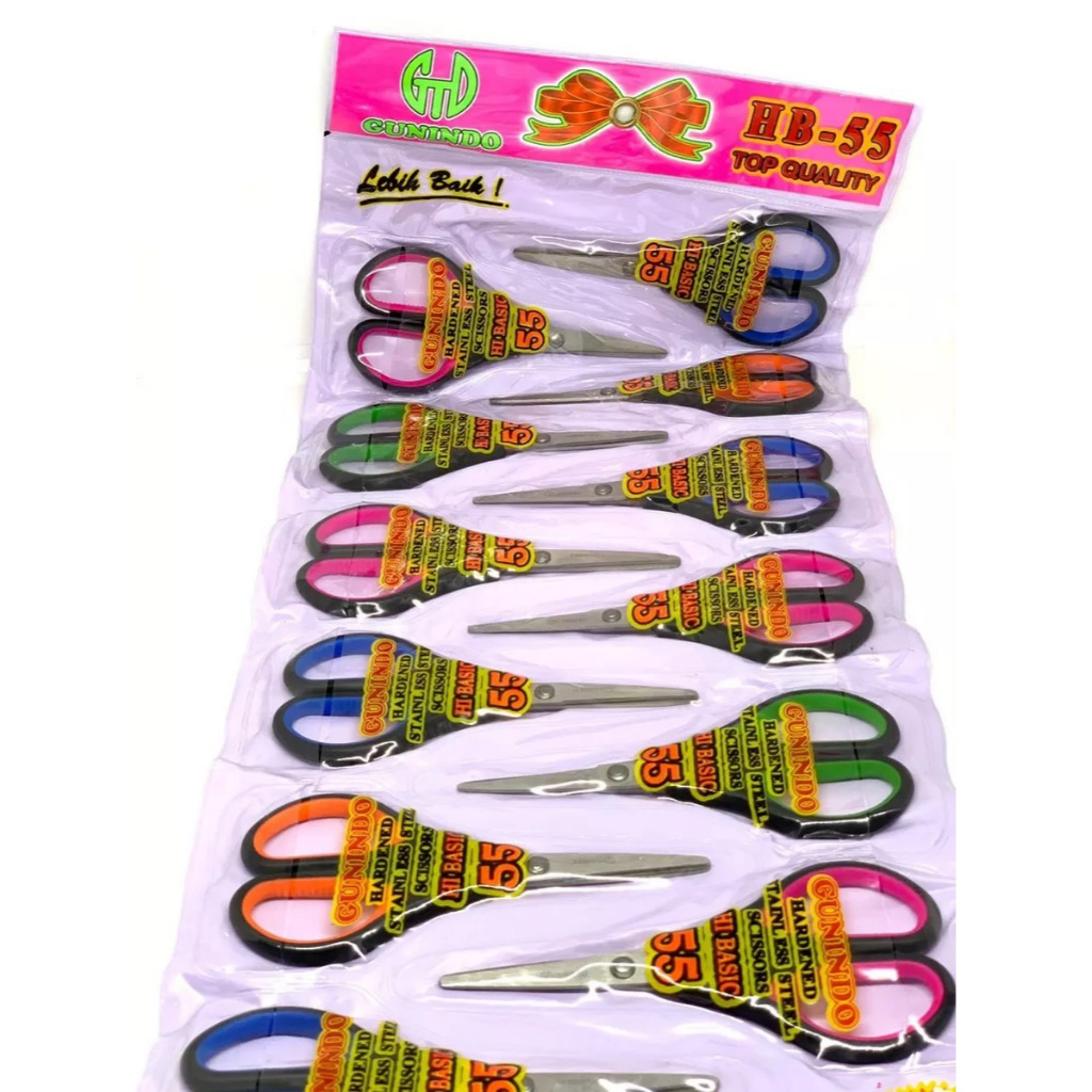 

(12PCS) Gunting Gunindo HB 55 / Gunting Kertas Gunindo HB 60 / Gunting Kertas Gunindo HB 65 (MURAH)