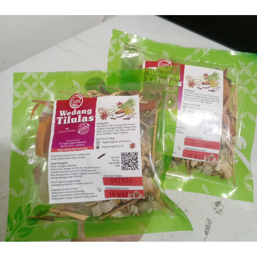 

Lingkar Organik Wedang Tilulas 30gr