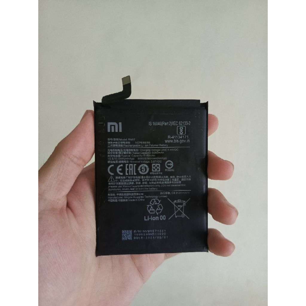 Copotan batre poco x3 nfc/pro second original