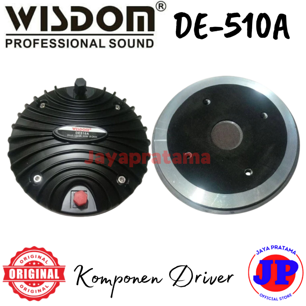 Wisdom DE-510A Speaker Componen Driver Speaker Tweter Original DE510A