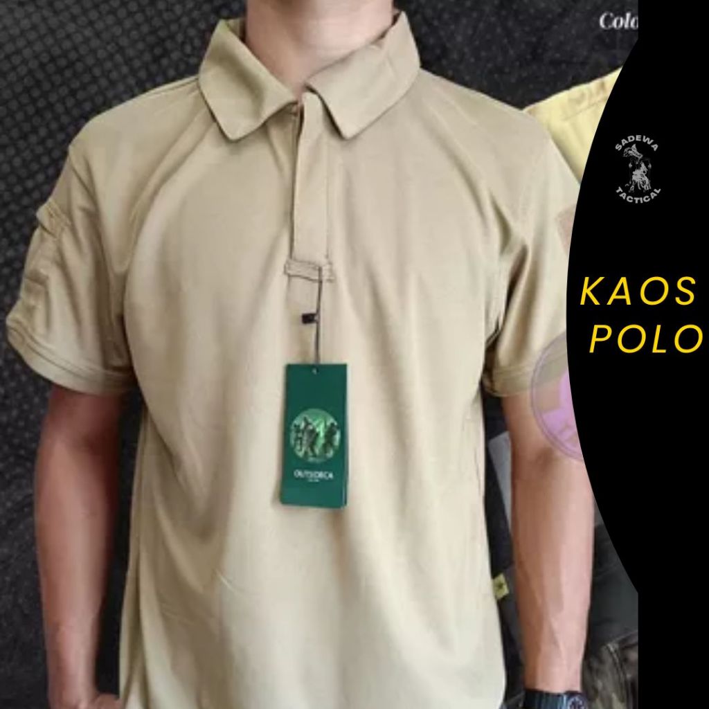 Quality Kaos Tactical Baju Polo Tactical Pria / Kaos polo Tactical Military / Kaos Tactical kerah Ge