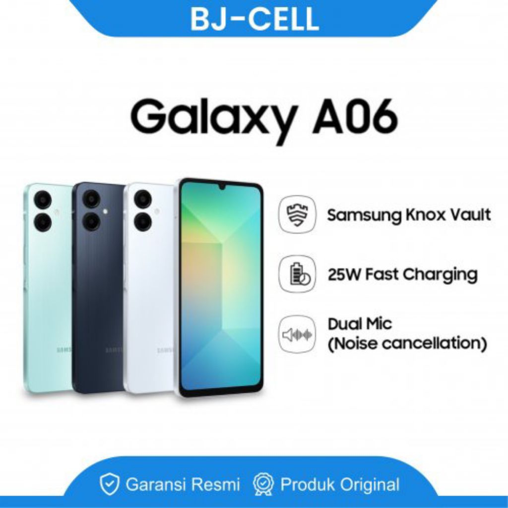 HP HANDPHONE SAMSUNG GALAXY A06 6/128GB ANDROID HP