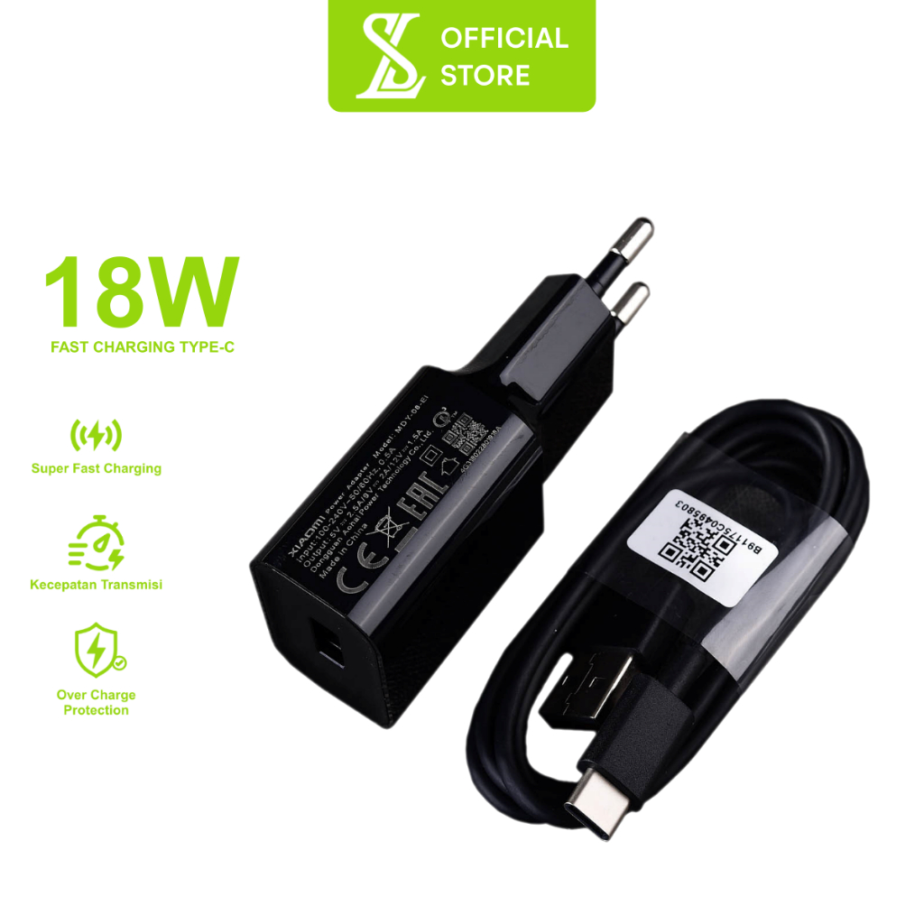 CHARGER XIAOMI FAST CHARGING ORIGINAL TYPE C CHARGER XIAOMI 18W 33W 67W ORIGINAL