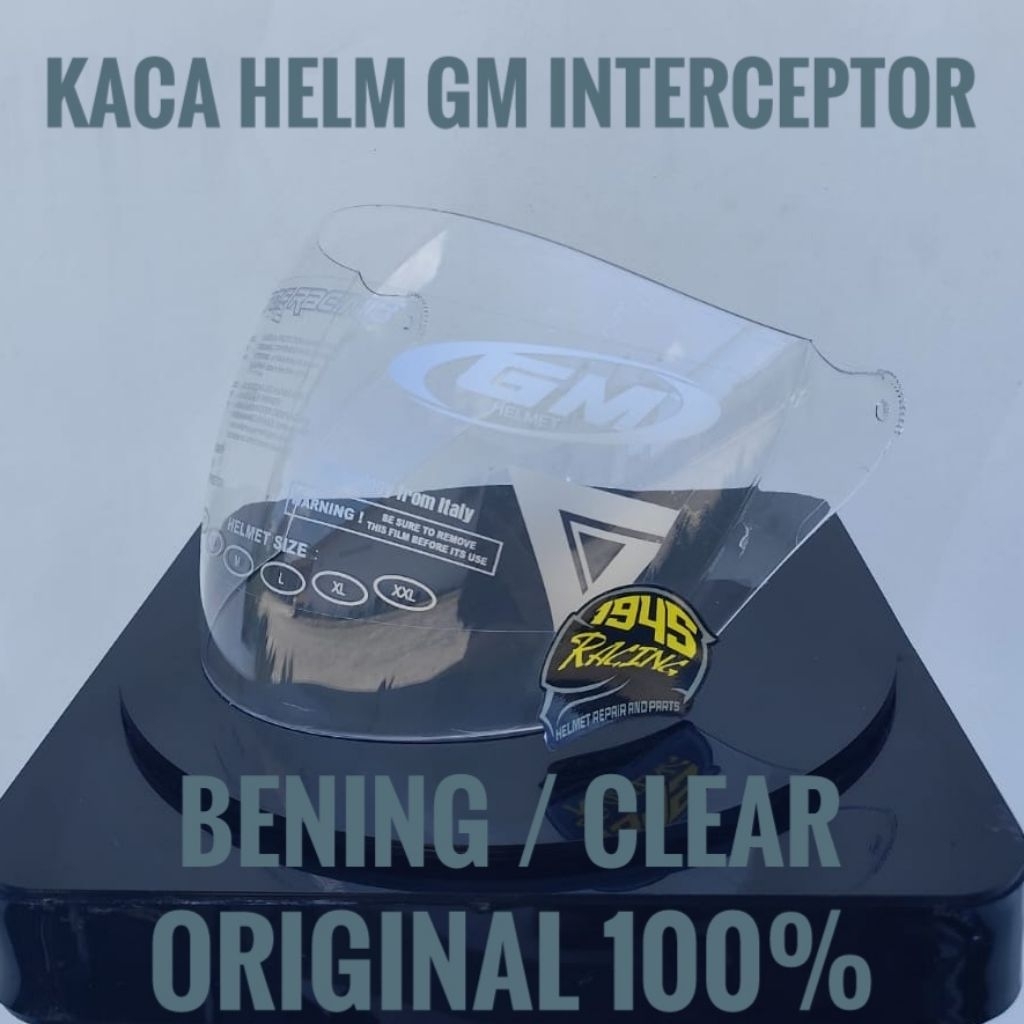 Kaca Visor GM INTERCEPTOR original GM 100%