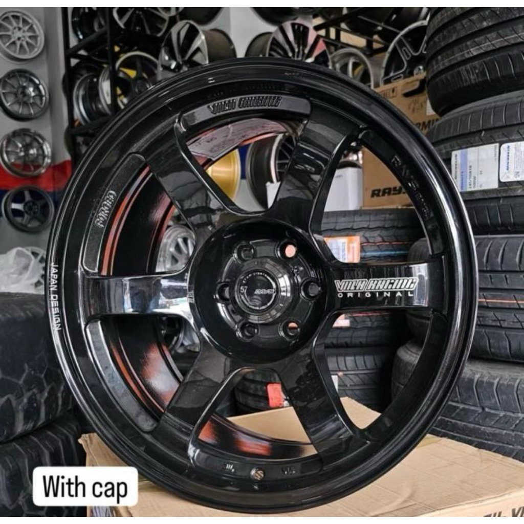 velg racing r18 pcd 6x114 VOLKRAYS TE37 velg mobil ring 18 Nisaan Terra Nissan Navara