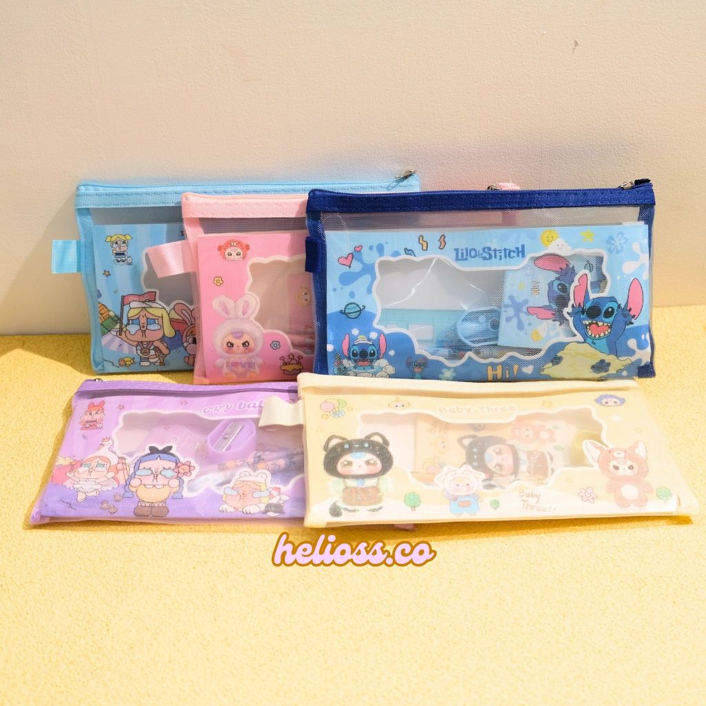 

KOTAK PENSIL JARING STITCH BABY THREE CRY BABY KOMPLIT SET FREE ALAT TULIS ANAK SEKOLAH LUCU TERMURAH HELIOSS.CO