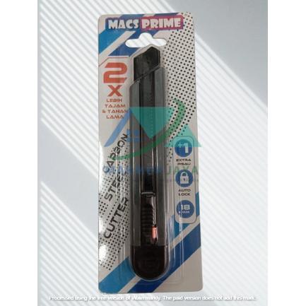 

Pisau Cuter Besi Besar / Pemotong MACS PRIME Carbon Steel Cutter