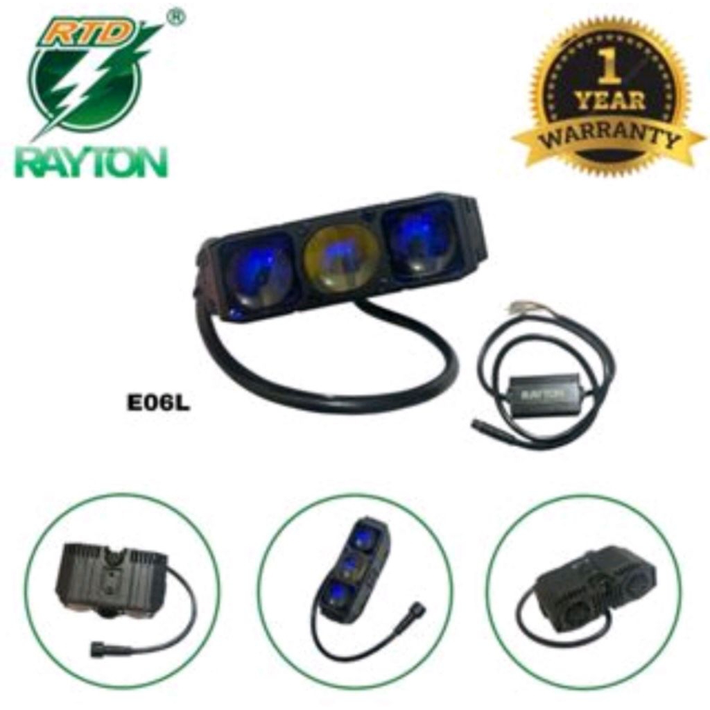 Lampu tembak RTD E06L 2warna Putih & Kuning