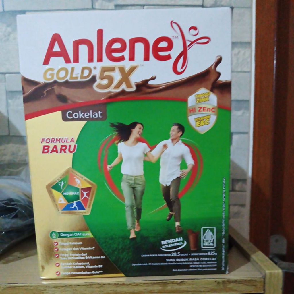 

ANLENE GOLD 5X COKLAT 825 GRAM yaa..