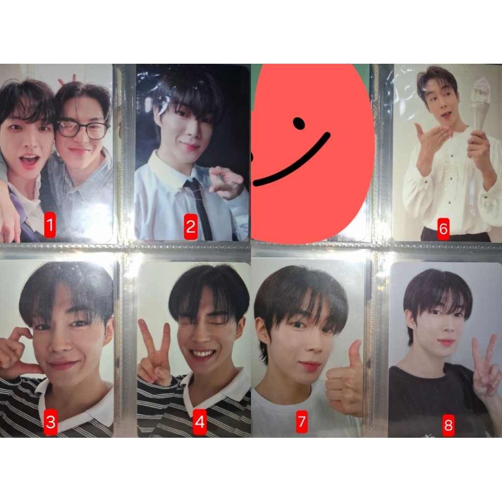 Sf9 pc photocard benefit pob MD birthday dawon inseong hwiyoung Love Race Bibora Sequence