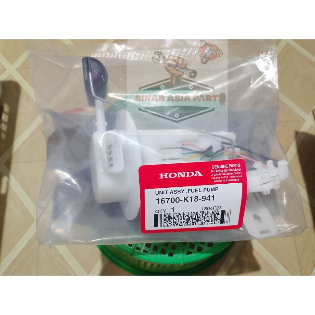 FUEL PUMP ASSY POMPA BENSIN VERZA 16700-K18-941