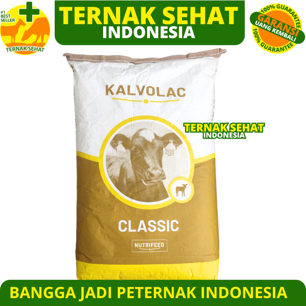 SUSU KALVOLAC KALVOLAK - Susu Pengganti Induk Pedet Cempe Anak Sapi Kambing Domba - Susu Pedet Cempe